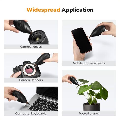 K&F Concept Soft Tip Camera Air Blower, Compact Size for Multiple Devices | Strong Airflow,Safe Silicone,Portable,Anti-scratch,for Digital, DSLR, Camera Lenses,Sensitive Electronics and Keyboards ,MB04 in Kuwait