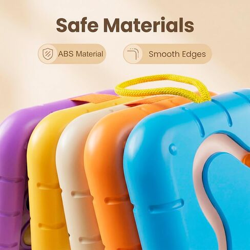 Busy Board Montessori Toys for 1 Year Old Boy Girl, Baby Plane Travel & Road Trip Essential, Sensory Learning Toys for Toddlers 1-3, Birthday Gifts for 1 2 Year Old Boys Girls in Kuwait