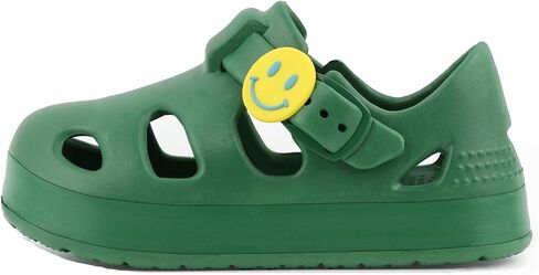 Toddler Wide Toe Box Sandals For Boys & Girls,Children's Closed Toe Water Sandal with Adjustable Strap in Kuwait