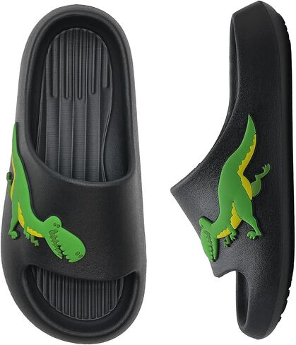 IceUnicorn Kids Cloud Slides, Soft EVA Lightweight Non-Slip Shower Sandals for Boys and Girls, Cute Cartoon Sandals in Kuwait
