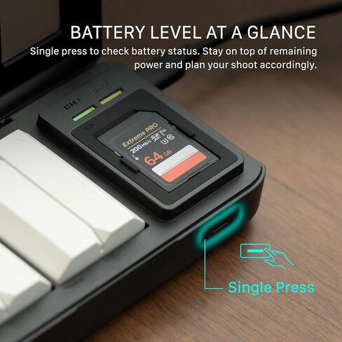 Tilta All-In-One Recharge Companion for NP-FZ100 | FX3, FX30, FX2, ZV-E1, FX30B, A7S III, A7 IV Battery Charger & Power Bank | 30W PD QC Fast Charging | SD TF Card Slot 312MB/s | 18W PD Output - Black in Kuwait