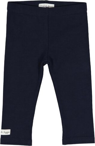 Lil Legs Unisex Boys Girls Toddler Kids Comfy Cotton Leggings - Navy, 2T in Kuwait