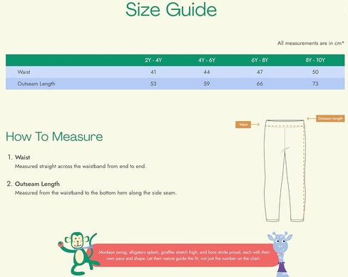 Gygl & Grow Leggings Gentle on Skin Tough on Wash Day 100% Cotton Leggings for Kids in Saudi Arabia