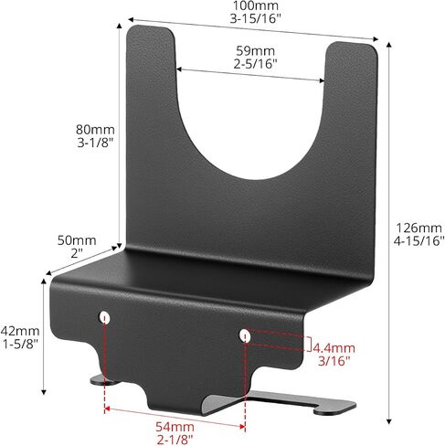 QWORK Angle Grinder Wall Mount Rack, 2 Pack Grinder and Impact Wrench Holder Bracket, Metal Storage Organizer for 5 Inch Angle Grinders, Cutters, Polishers, Garage Workshop Tools in Kuwait
