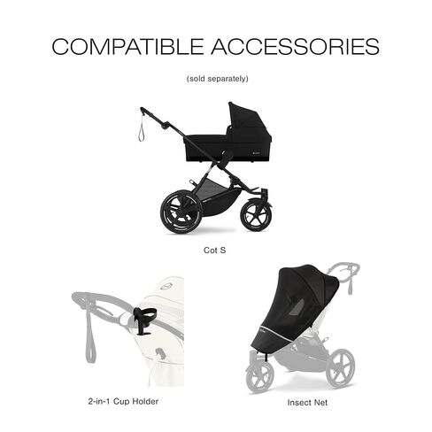 Avi Spin Jogging Stroller - Fog Grey in Kuwait