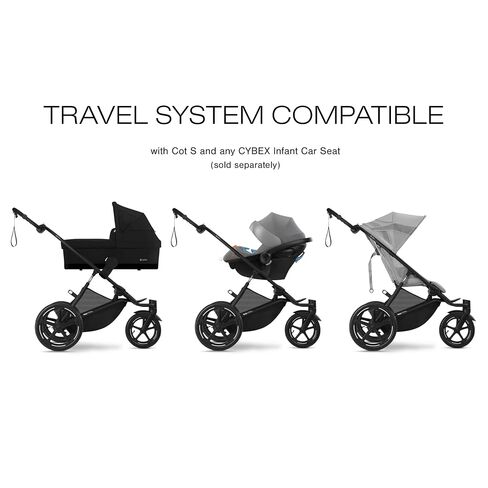 Avi Spin Jogging Stroller - Fog Grey in Kuwait