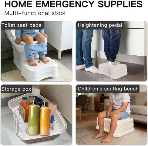 Non-Slip Kids Step Stool–Sturdy Safe Toddler Step Stool for Bathroom Sink,SIVOSUI Potty Training, Kitchen & Bedroom,with Soft Anti-Slip in Kuwait