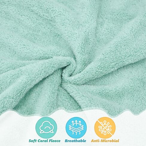 25 Pack Baby Washcloths, Microfiber Coral Fleece 7 x 9 Inch Baby Bath Face Towel, Baby Face Skin Wash Cloths Towels Set in Kuwait