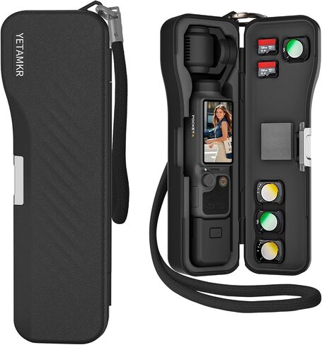 Portable Hard Case for DJI Osmo Pocket 4/3 Xtra Muse Camera Accessories(Short-sleeved yellow) in Kuwait