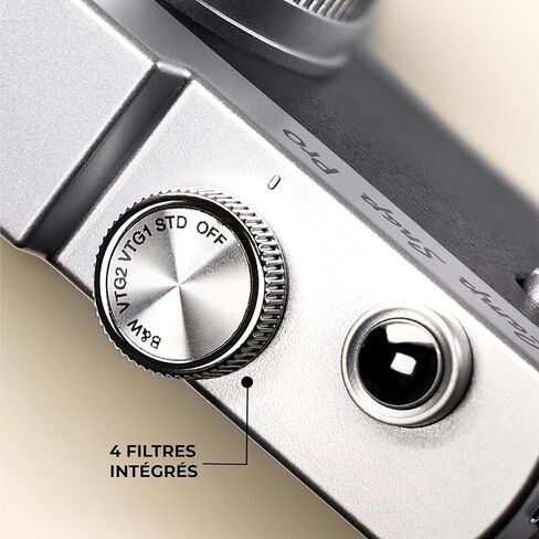 Camp Snap Classic 16MP Instant Camera, Xenon Flash, 4 Customizable Filters, Screenless Camera, 4GB Memory, USB-C Rechargeable Battery, Digital Camera, Compact and Durable in Kuwait