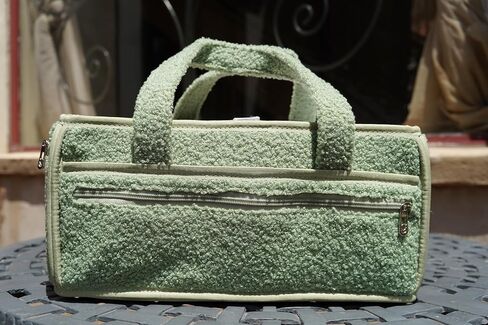 Diaper Caddy Organizer, Sage Green, Nursery Storage Tote with Zipper Pockets, Dividers, and 3 Front Pockets in Kuwait