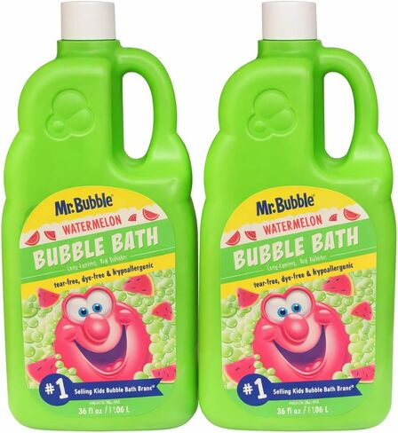 Watermelon Bubble Bath Tear fre Hypoallergenic 36fl oz / 1.6 l (2 of Pack) in Kuwait