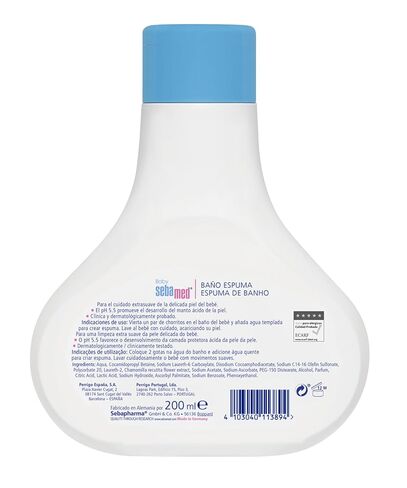 Sebamed Baby Bubble Bath 200ml in Kuwait