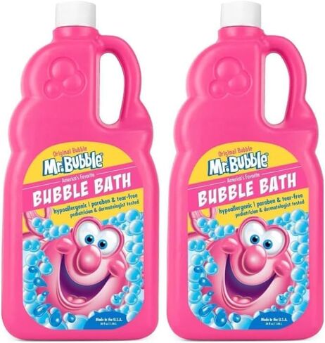 B'ubble Original Hypoallergenic B'ubble Bath - Tear-Free Formula for Long-Lasting B'ubbles Ideal for Kids, Toddlers, and Adults 36 fl oz Each (Pack of 2) in Kuwait