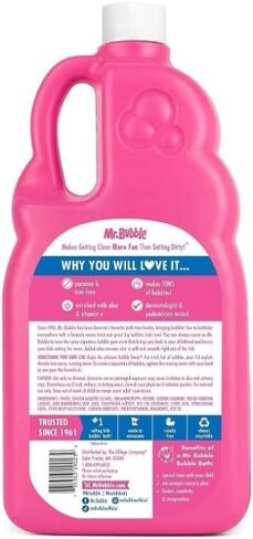 B'ubble Original Hypoallergenic B'ubble Bath - Tear-Free Formula for Long-Lasting B'ubbles Ideal for Kids, Toddlers, and Adults 36 fl oz Each (Pack of 2) in Kuwait
