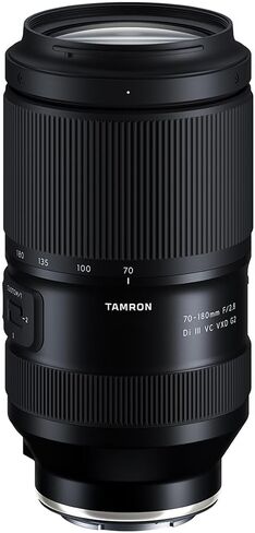 Tamron 70-180mm f/2.8 Di III VC VXD G2 Full-Frame Lens for Sony E, Bundle with 3-Section Aluminum Tripod and Cleaning Kit, Tamron 6-Year Limited Warranty in Kuwait