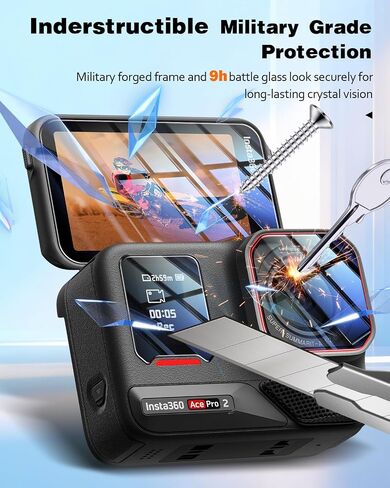 LK 2+2+2 Pack Screen Protector for Insta 360 Ace Pro 2+Lens Protector in Kuwait