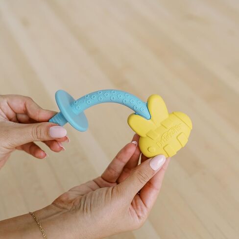 Dr. Brown's Teething Tubes for Babies, Bee and Snail, Massaging Silicone Teether Sticks, BPA Free, 3m+, 2-Pack in Kuwait