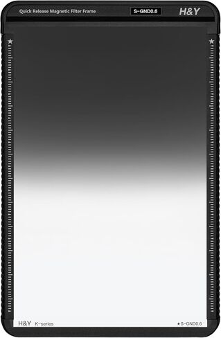 H&Y K Series Soft GND0.6 Filter (2-Stop) with Magnetic Frame 100x150mm Graduated ND Filter, HD MRC Glass for K-Series & Swift 100mm Holder in Kuwait