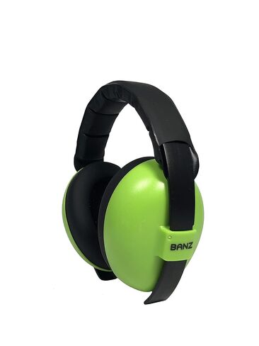 BANZ Baby Earmuffs Infant Hearing Protection Ages 0-2 Years The Best Earmuffs for Babies & Toddlers Industry Leading Noise Reduction Rating Block Noise,Lime,Medium INCLUDES CASE in Kuwait