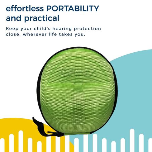 BANZ Baby Earmuffs Infant Hearing Protection Ages 0-2 Years The Best Earmuffs for Babies & Toddlers Industry Leading Noise Reduction Rating Block Noise,Lime,Medium INCLUDES CASE in Kuwait