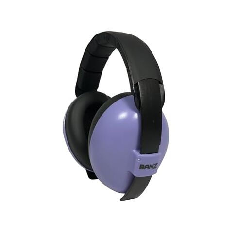 BANZ BabyBanz Earmuffs Infant Hearing Protection–Ages 0-2+ Years–The Best Earmuffs for Babies & Toddlers–Industry Leading Noise Reduction Rating–Soft & Comfortable–Baby Ear Protection INCLUDES CASE in Kuwait