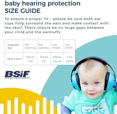 BANZ Bubzee Baby Headphones for Noise Protection - Baby Ear Muffs, Newborn Infant & Toddler, 0 to 36 Months, Adjustable INCLUDES CASE in Kuwait