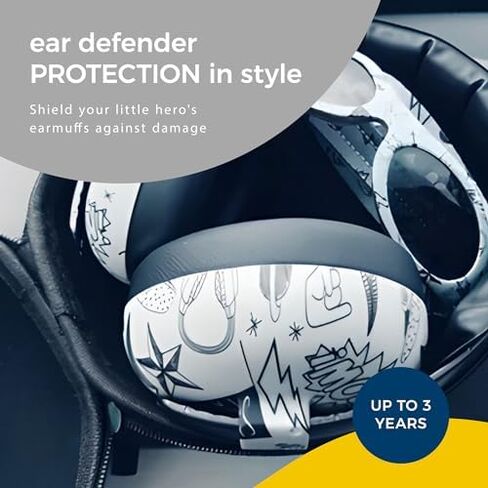 BANZ Bubzee Baby Headphones for Noise Protection - Baby Ear Muffs, Newborn Infant & Toddler, 0 to 36 Months, Adjustable INCLUDES CASE in Kuwait