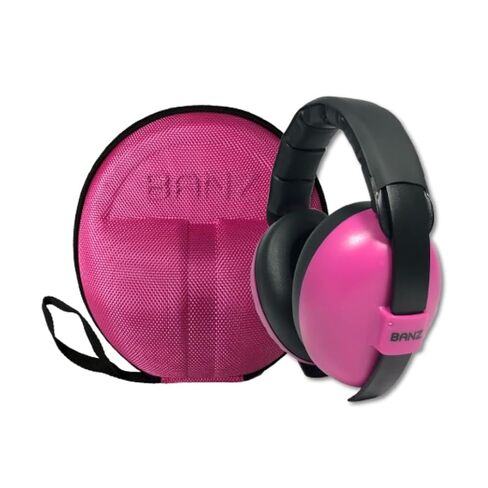 BANZ Baby Earmuffs Infant Hearing Protection – Ages 0-2 Years – The Best Earmuffs for Babies & Toddlers – Industry Leading Noise Reduction Rating – Block Noise INCLUDES CASE in Kuwait