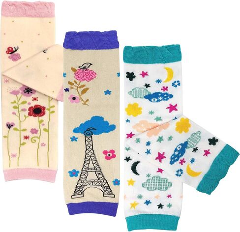allydrew Playful Patterns Baby & Toddler Leg Warmers (Set of 3) in Kuwait