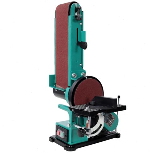 Belt Disc Sander, Benchtop Multifunctional Sander with Sturdy Cast Iron Base, for Woodworking, Metal Polishing, Sharpening Tools and DIY Home Workshop in Kuwait