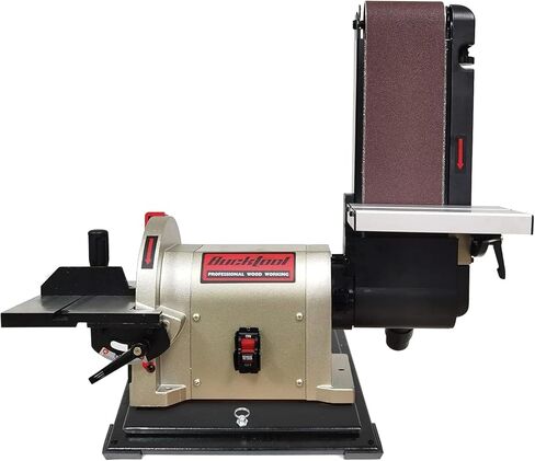 4x36 Belt and 8 Disc Sander Combo with Rotating Base, Dust Collection System, 34" Direct Drive Benchtop for Woodworking - Perfect for DIY and Professional Use in Kuwait