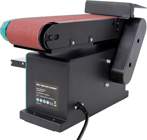 Geelife Belt and Disc Sander - Steel Green - Two-in-One Sanding Machine - Woodworking, Metalworking - Workshop Tool in Kuwait