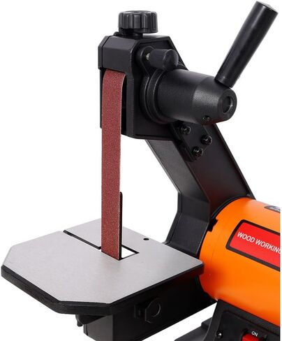 Belt & Disc Sander Combo with 1" x 30" Belt and 5" Disc, Benchtop Belt Sander with Adjustable Cast Aluminum Worktables, Miter Gauge & Dual Dust Ports for Woodworking Metalworking in Kuwait