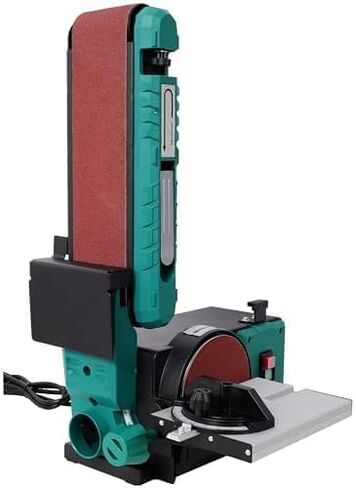 Belt and Disc Sander, 4 x 36 Inch w/0-90° Adjustable Belt and 0-45° Bevel Table,Quick-Change Sandpaper for Woodworking and Metalworking,Versatile in Kuwait
