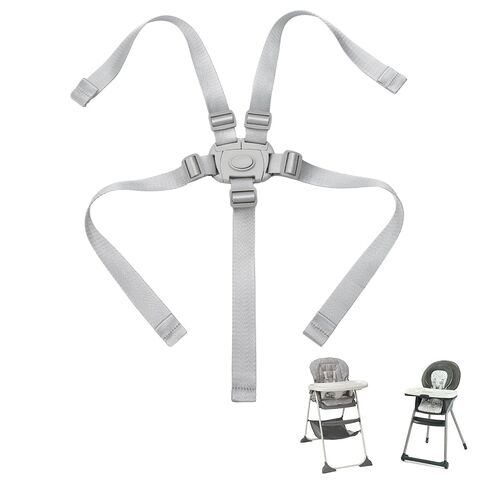 High Chair Straps Compatible with Graco Everystep 6 in 1 High Chair, Replacement Straps High Chair Harness Fit for Graco Highchairs, Universal Adjustable 5 Point High Chair Harness Belt Accessories in Kuwait