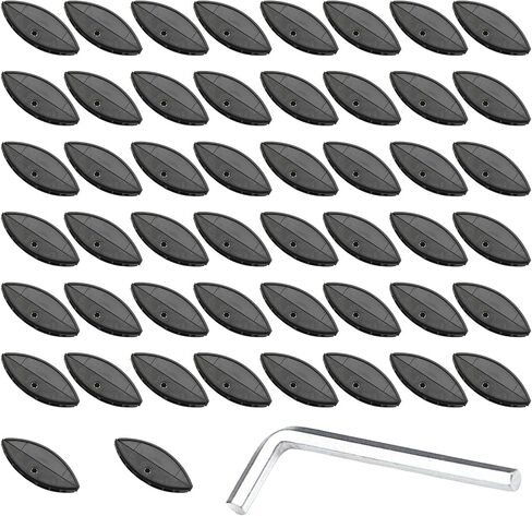50Pcs P15 Plywood Fastener Biscuit Joiner Tenons Tool Woodworking Invisible Connector Disassembly and Assembly Part Woodworking Invisible Connector for Easy Plywood Slotting in Kuwait