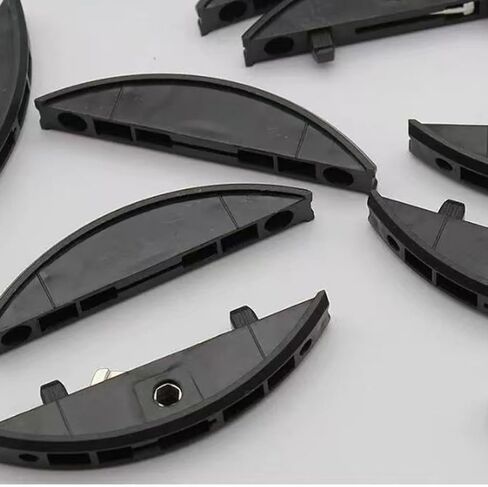 50Pcs P15 Plywood Fastener Biscuit Joiner Tenons Tool Woodworking Invisible Connector Disassembly and Assembly Part Woodworking Invisible Connector for Easy Plywood Slotting in Kuwait