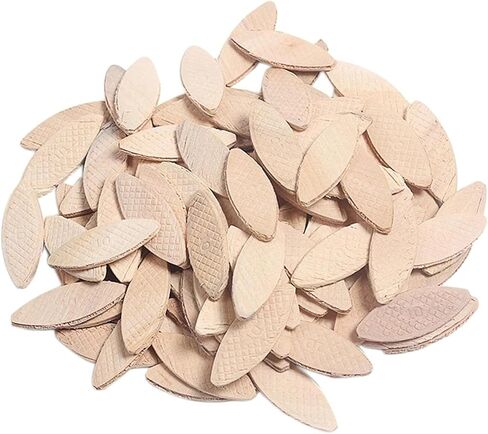 100 Pieces Wood Joining Biscuits Biscuit Joiner Connection Plates Wooden Dowels Beechwood Suitable for DIY Crafting Handcraft Projects, No10 53x19x4 mm in Kuwait