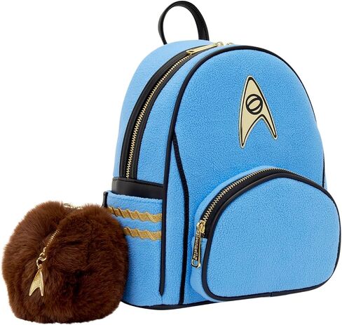 Loungefly Star Trek: Spock - Cosplay Mini Backpack - Detachable Coin Bag with Sounds and Zipper Charm - Collectible Bags in Kuwait