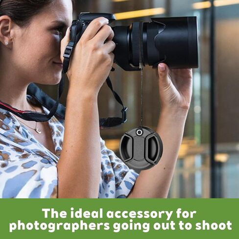 5 Pack Lens Cap Leash Strap with Elastic String, Lenses Caps Keeper | Camera Lens Cap Leash Holder for Mirrorless Camera Lenses in Kuwait