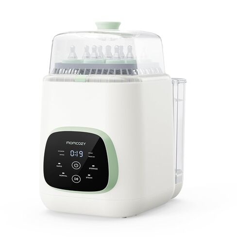 Momcozy KleanPal Pro All-in-One Bottle Washer, Sterilizer & Dryer - Matte | New Matte White Design, 26 Powerful Spray Jets, 9 Cleaning Modes, 72 Hours Storage, built for new parents' everyday feeding in Kuwait