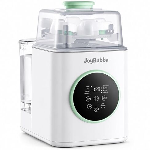Baby Bottle Washer and Sterilizer with Dryer – 19-Min Fast All-in-One Machine for Baby Bottles, Pump Parts & Accessories, 3 High-Temp Sterilization Modes, 60 Cleaning Tablets in Kuwait