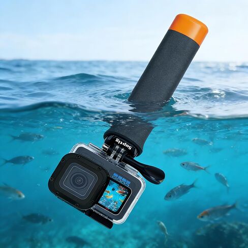 Suptig Upgraded Floating Hand Grip Floaty Stick Compatible for Gopro Mission 1 Pro, Gopro Hero 13, Hero 12,11,10,9,8,7,6,5,4 Gopro Max, Fusion DJI Action 6,5 Pro,5,4,3, Insat 360, Akaso Action Camera in Kuwait