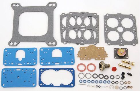 JEGS Carburetor Rebuild Kit | Fits Holley 4160 Models | Made in USA | Non-Stick Metering Block & Fuel Bowl Gaskets | High-Flow Power Valves | Machined Needle & Seat Assemblies in Kuwait