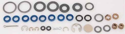 JEGS Carburetor Rebuild Kit | Fits Holley 4160 Models | Made in USA | Non-Stick Metering Block & Fuel Bowl Gaskets | High-Flow Power Valves | Machined Needle & Seat Assemblies in Kuwait