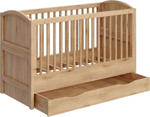4-in-1 Convertible Crib, Converts to Toddler Bed and Full Bed in Kuwait