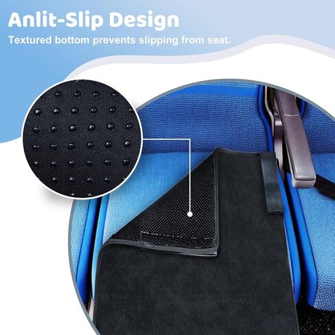 Toddler Airplane Bed, Toddler Airplane Travel Essentials, Plane Seat Extender for Kids, Portable Plane Travel Bed for Long Flight Flying in Kuwait