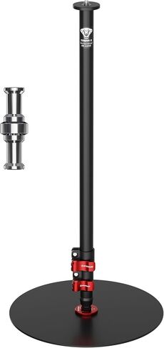 IFOOTAGE Cobra RB-A300-I, Round Base Monopod with Heavy-Duty Iron Base, Professional Camera Aluminium Monopod with Quick Adjustment Height Buckle,Compatibility DSLR Cameras Camcorders(59.44Inc) in Saudi Arabia