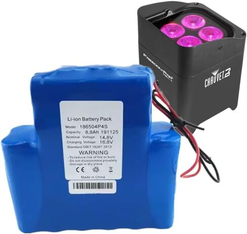 Chauvet Freedom Par Hex-4 Battery 14.8V 8800mAh (BOM#13) battery for stage lighting, HB-L8800-4S4P-1 in Kuwait